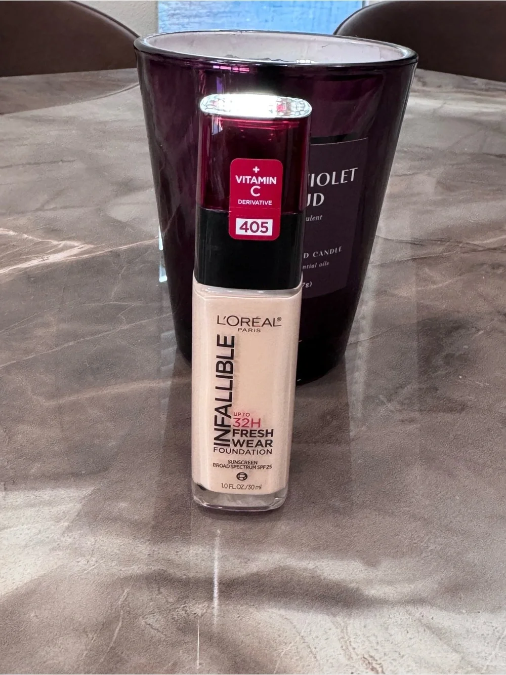 L'Oreal Paris Infallible Fresh Wear 32 Hr Liquid Foundation Makeup, 405 Porcelai